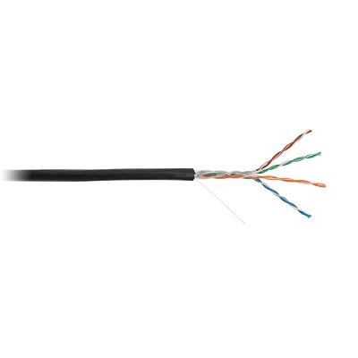 Кабель NETLAN U/UTP 4 пары, Кат.5e (Класс D) Внешний (EC-UU004-5E-PE-BK)