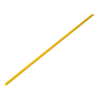 Трубка термоусаживаемая ТУТ нг 1,0/0,5мм, желтая (20-1002)