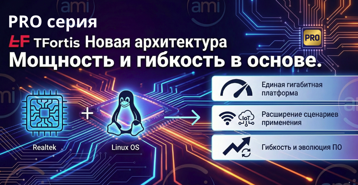 TFortis Pro: коммутаторы нового поколения – уже в продаже TFortis Pro: коммутаторы нового поколения – уже в продаже